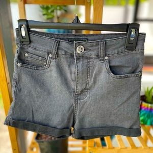 ☀️STS Blue Molly Cuffed Jean Shorts, Dark Gray, Size: 3; Stretchy!